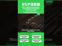 Robuuste geleidende EMI-filter van kunststof voor betrouwbare onderdrukking van lijninterferentie