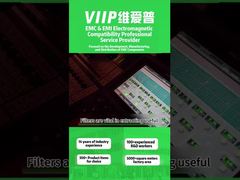 Laagdoorlaatfilter voor wisselstroom-EMI op stroomleidingen 110V 250V met draadaansluitingen