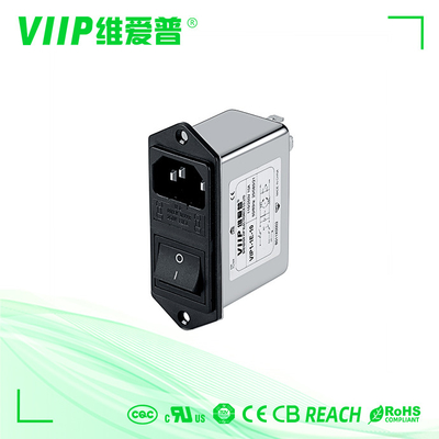 kopen C14 Mannelijke Contactdoos rFI EMI Suppression Filter 110VAC 250VAC met Zekering online manufacture