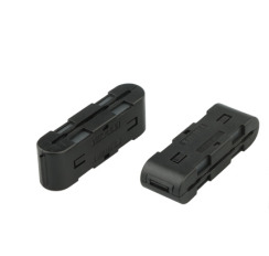 kopen EMI/RFI-onderdrukking gemaakt van eenvoudige kabel Ferrite Ring met snap-on montage type in bulk verpakking online manufacture