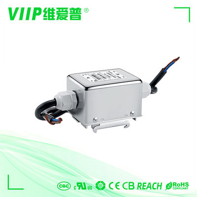 kopen Plug-in DC EMI-filter 30A 60VDC Stroomlijn geluidsfilter met metalen behuizing voor 150Khz-30Mhz attenuatie online manufacture