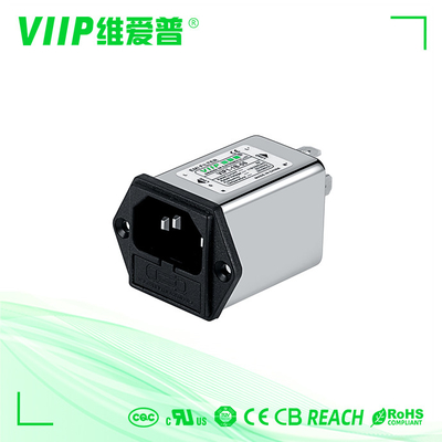Industriële metaalhoes Iec Emi Filter / Emi Power Line Filter voor medische en elektrische apparatuur