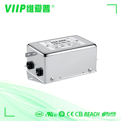 Medische apparatuur1450vdc Gemeenschappelijke Wijze EMI Filter 6A 120V
