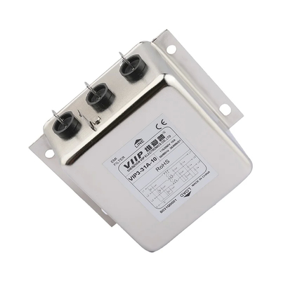 Informatiebescherming 3-fase EMI-filter met 2700VAC line to ground en 60-90dB invoegverlies voor facility management