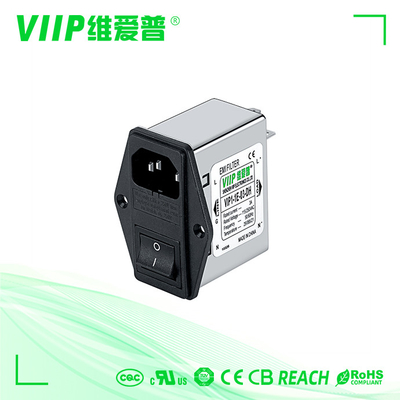 Het Comité zet Gesmolten CEI EMI Filter AC 250V 10A van de Machtslijn op